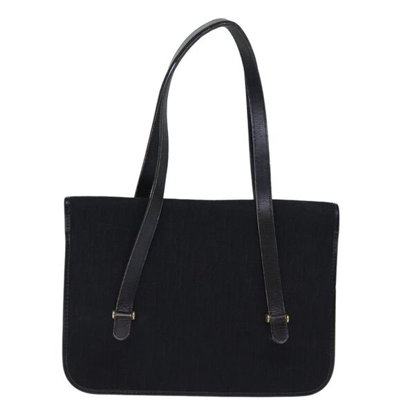 Dior Trotter Black Canvas Shoulder Bag (Pre-Owned) - Picture 2 of 16